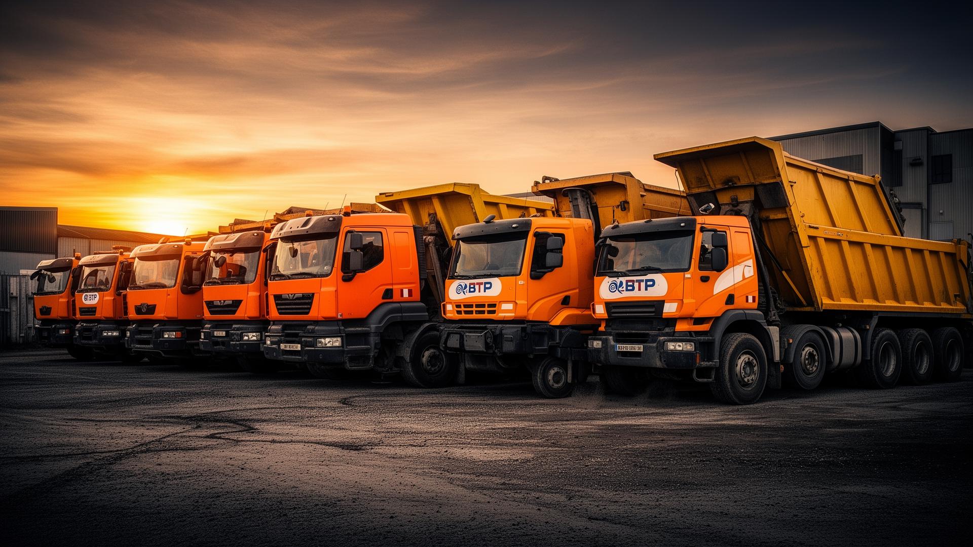 Flotte de camions MARCEL